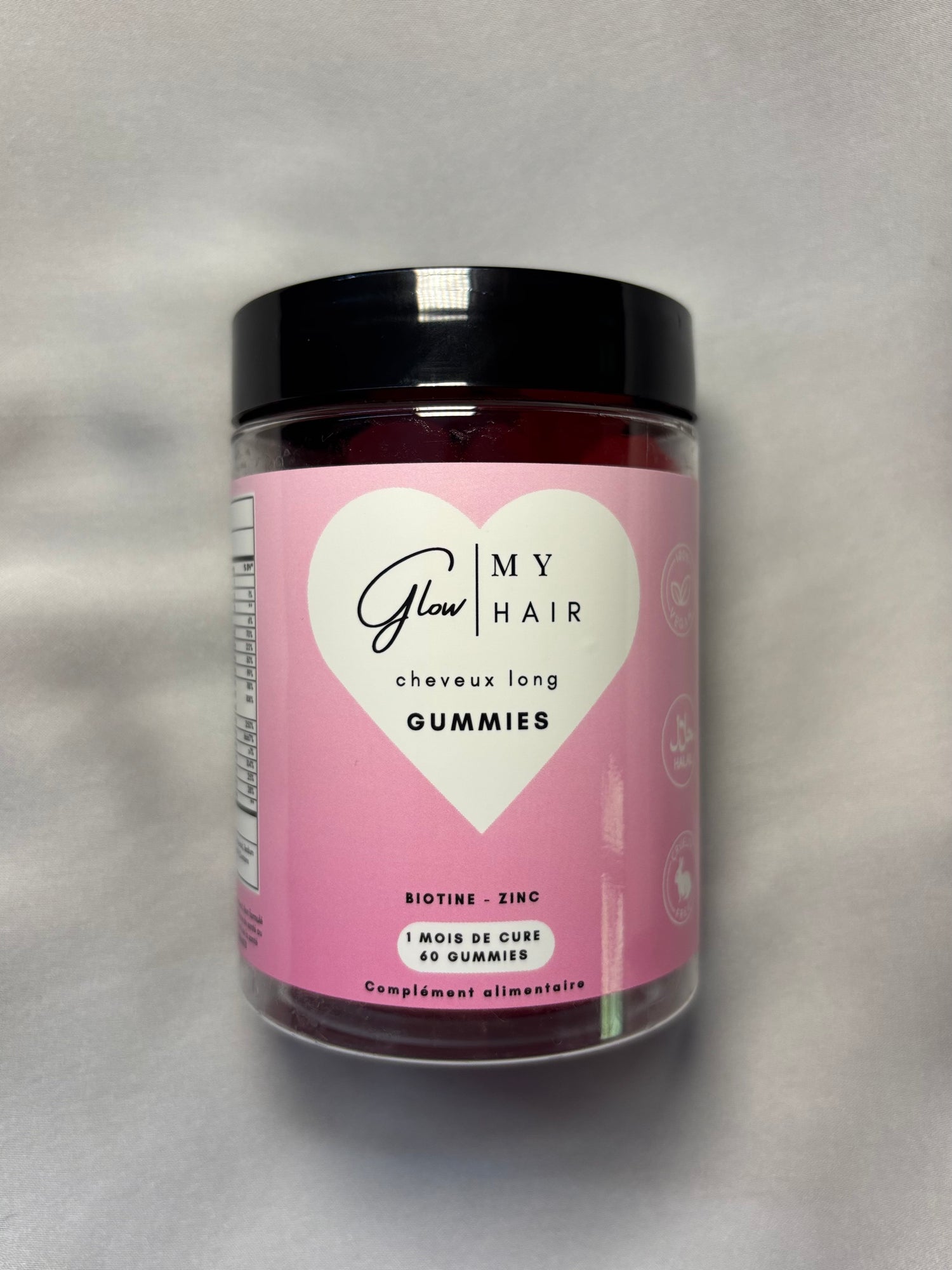 Gummies pour des cheveux long fort et brillant